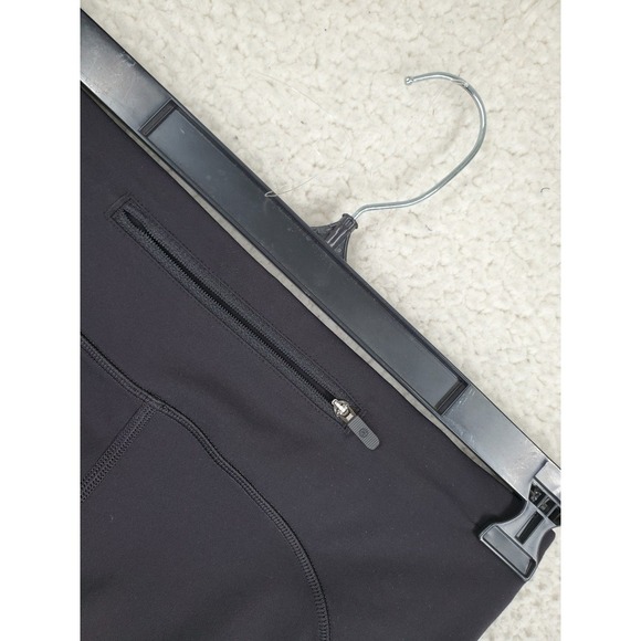 Lululemon Speed Up Crop 21" Leggings sz 8 28-29x21 Black Stretch Yoga Gym Run - Picture 9 of 11